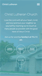 Mobile Screenshot of christ-lutheran.org