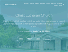 Tablet Screenshot of christ-lutheran.org